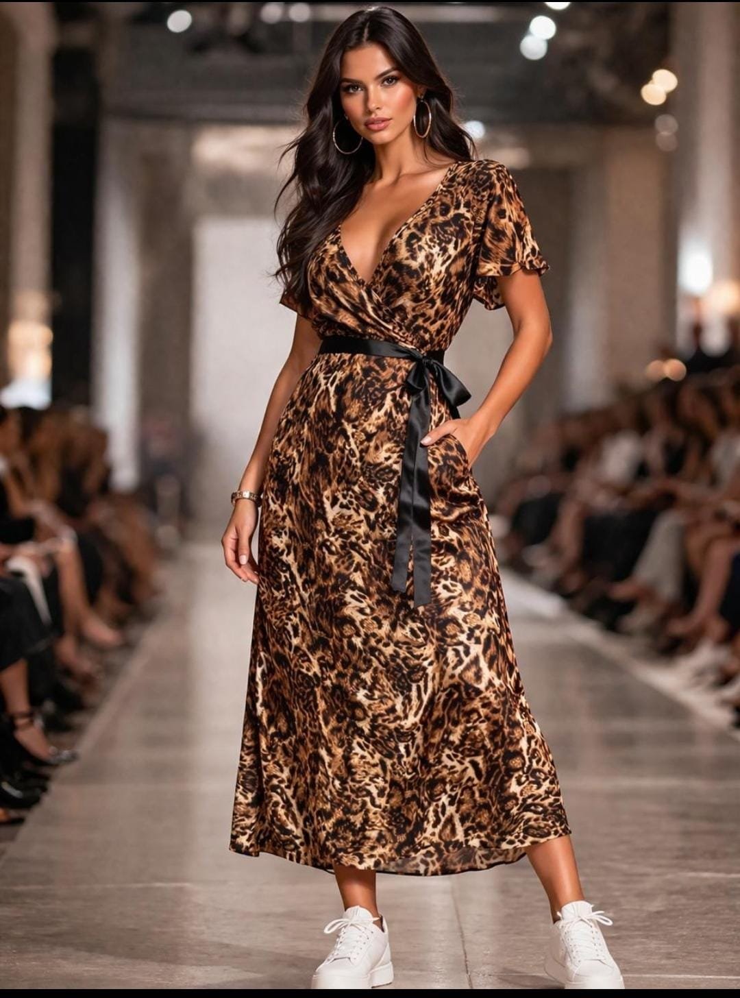 Vestido cruzado-variedad colores